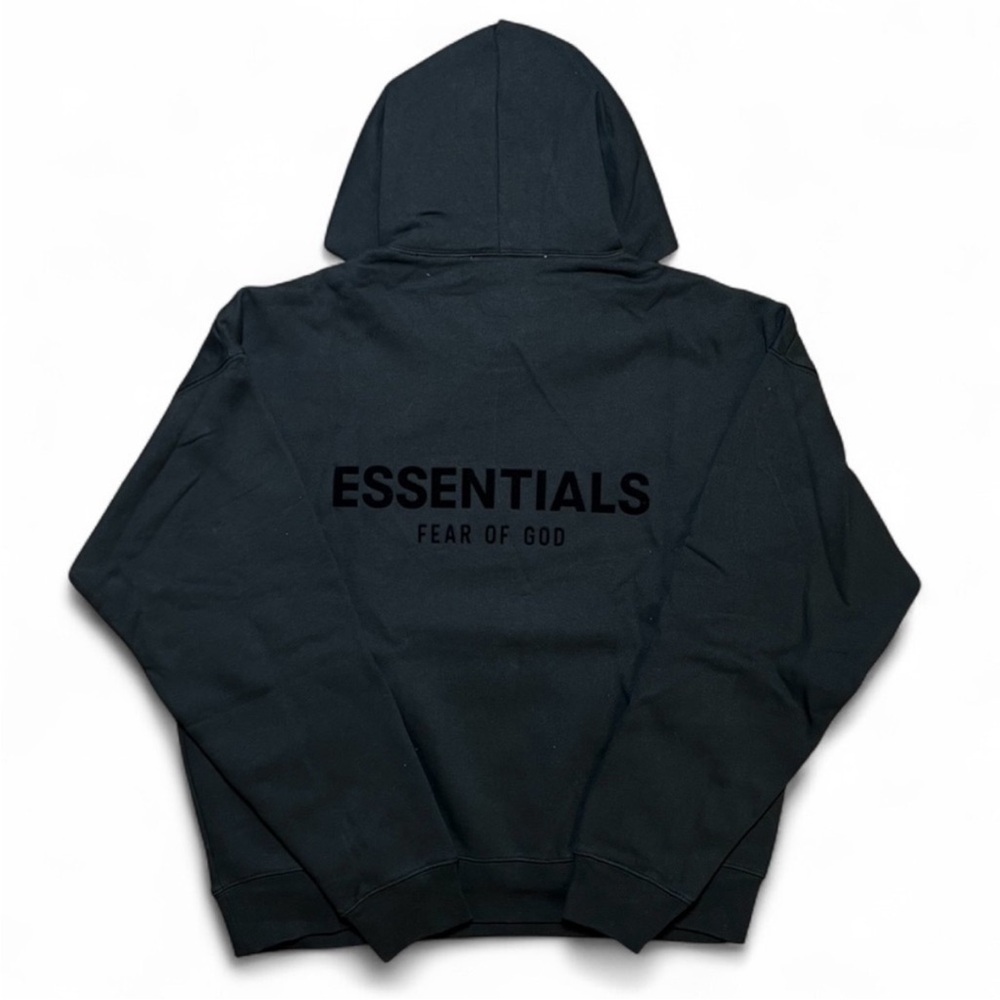 Essentials Fear of God Men’s Black Stretch Limo Hoodie size LARGE